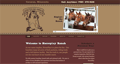 Desktop Screenshot of horseplayranchmn.com